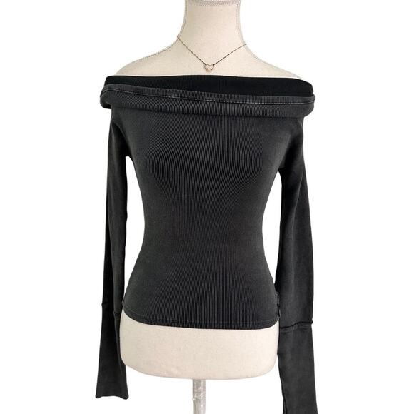 We The Free Free People Fitted Size XS Casual Lightweight Cotton Off The Shoulde - Picture 1 of 5